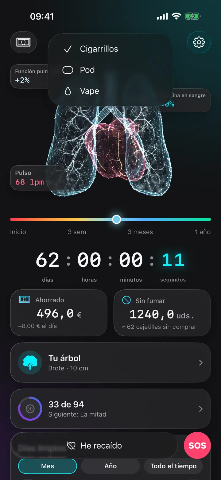 Cada hábito, una sola app